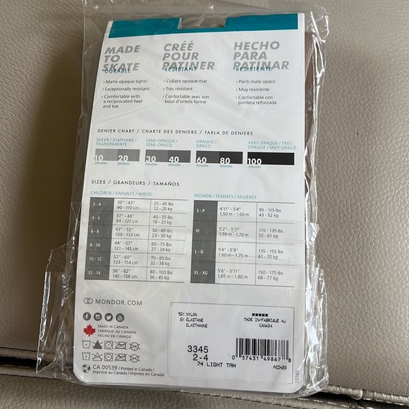 MONDOR ICE SKATING TIGHTS - Picture 3 of 3